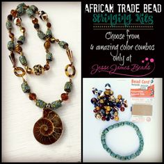 african trade bead stringing kits choose from 4 amazing color combos to add at least one price