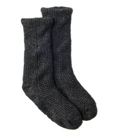 Amazingly soft and comfortable, you'll be reaching for these socks every morning all winter long. Fabric blend of 93% polyester/3% spandex/4% other fiber. Lining is 100% polyester fleece. Lined with cozy fleece for amazing warmth. Gripper sole adds traction when walking around the house. Imported. | Adults' Wicked Cozy Socks, Synthetic Cozy Socks For Stocking Stuffer, Comfortable Cozy Socks For Stocking Stuffers, Thick Comfortable Cozy Socks, Cozy Thick Comfortable Socks, Cozy Comfortable Thick Socks, Comfortable Soft Knit Socks With Cozy Fit, Warm Comfortable Socks, Comfortable Soft Knit Cozy Fit Socks, Snug Comfortable Winter Socks