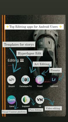 Editing Free Apps For Photo Editing, Best App For Photography, Creative Apps For Android, Best Photo Apps For Android, Pic Editing Apps Android, Free Apps For Editing Pictures, Android Editing Apps, Aesthetic Ig Filters For Android