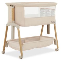 Evolur Lullaby Portable Bassinet — buybuy BABY Bassinet With Wheels, Maxi Cosi Bassinet, Tiny Nursery Space, Best Bassinets For Newborns, Newborn Furniture, Bassinets For Baby, Bassinet Ideas, Baby Bassinets, Uppababy Bassinet