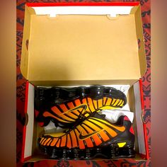 Nike Shox Tl Limited Brand New From Nike Size 11.5! Nike Shox Tl, Nike Orange, Nike Shox, Shoes Nike, Black Orange, Mens Shoes Sneakers, Men's Nike, Orange Black, Nike Men