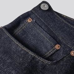 Introducing our raw, loose, 1910s model, selvedge jeans from the 2023 Autumn Collection a classic established textured to add a touch of vintage charm to your wardrobe!Why You'll Fall In LoveThese jeans are the perfect blend of vintage and modern style, boasting a unique and quintessential self-edge look. From its midweight 13oz fabric to its tall-waisted buttoned waistline, you can be sure that these jeans will keep you looking effortlessly chic.Distinctive Features: Selvedge Style: With a agel Boots And Jeans Men, Denim For Men, Summer Trousers, Plus Size Winter, Autumn Collection, Selvedge Denim, 2023 Autumn, Dark Blue Color, Retro Look