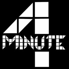 the logo for 4 minute, an electronic sound track