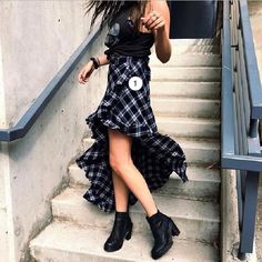 Flannel Wrap Skirt Plaid Long Skirt, White Ruffle Skirt, Long Plaid Skirt, Flowy Mini Skirt, Waterfall Skirt, Skirt Streetwear, Bandage Skirt, Tie Skirt, Skirt Summer