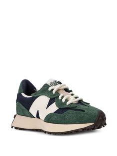 New Balance 372 "Midnight Green" Sneakers - Farfetch Green New Balance, Genderqueer Fashion, Sneakers Green, Midnight Green, Round Toe Sneakers, Green Sneakers, Green Logo, New Balance Sneakers, Iconic Bags