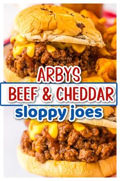 arbys beef and cheddar recipe, arbys sloppy joes, beef and cheddar sloppy joe, copycat arbys beef and cheddar, ground beef dinner, ground beef recipes, sloppy joe recipe Best Sloppy Joe Recipe Crock Pot, Barbeque Sandwiches Ground Beef, Sandwiches Using Ground Beef, Dinner Recipes With Hamburger Buns, White Castle Sloppy Joes, Sloppy Joe Alternatives, Sloppy Joe Variations, Easy Sloppy Joe Recipe 3 Ingredients, Sloppy Joe Fries