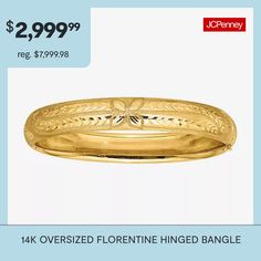 Features: Quick ShipCircumference: 8 InchJewelry Closure: Box ClaspMetal Color: YellowChain Width: 10 MillimetersChain Construction: LinkCare: Wipe CleanBracelet Type: Bangle BraceletsMetal: 14k GoldCountry of Origin: Imported Luxury Hinged Jewelry, Hinged Yellow Gold Bracelet As Gift, Hinged Yellow Gold Bracelet For Gift, Hinged Yellow Gold Bracelet Gift, Gold Hinged Jewelry As Gift, Hinged Gold Jewelry As A Gift, 14k Gold Hinged Bracelets For Gift, 14k Gold Hinged Bracelets As Gift, 14k Gold Hinged Jewelry For Gifts