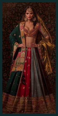 Latest Bridal Lehenga, Wedding Blouse Designs, Indian Dresses Traditional, Red Lehenga