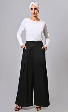 Islamic modest twill pants with pockets Modest Pants, Straight Cut Pants, Islamic Dress, Pants With Pockets, Twill Pants, Daily Activities, Sheer Fabrics, Straight Cut, Wide Leg Pants