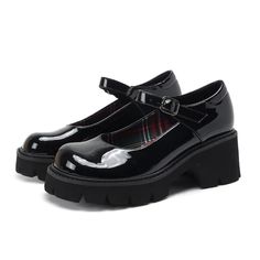 Round Toe Buckle Chunky Mary Janes Shoes Elevate your style with these elegant Round Toe Buckle Chunky Mary Janes Shoes. Featuring a round toe design and a sturdy buckle closure, these shoes offer both comfort and sophistication. Perfect for any occasion, these shoes are a must-have for any fashion-forward individual. All measurements are approximate and can vary slightly. Please check size info. before order. Chunky Mary Janes, Kawaii Swimsuit, Mary Janes Shoes, Dark Academia Clothing, Zapatos Mary Jane, Anime Lingerie, Aesthetic Dark Academia, Cottagecore Fashion, Platform Mary Janes