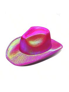 Add some style to your Western look with the Neon Glow Party Cowboy Hat. This ultimate accessory features a vibrant neon glow, perfect for parties and events. Stand out from the crowd with this unique and eye-catching hat. Color : Multicolor Style : Party Details : Reflective Material : EVA Power Supply : None Size Crown Pearlescent Cap Green 38 Pearlescent Cap Rose Red 38 Pearlescent Cap Light Pink 38 Pearlescent Cap Purple 38 Trendy Pink Party Hat, Adjustable Costume Accessories For Summer Festival, Adjustable Multicolor Party Costume Hat, Adjustable Multicolor Costume Hats For Parties, Novelty Party Hats With Short Brim, Novelty Summer Party Costume Hats And Headpieces, Novelty Costume Hats And Headpieces For Summer Party, Summer Party Novelty Costume Hats, Novelty Summer Party Hats