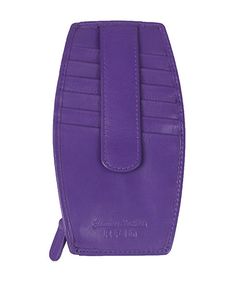 Two Sided Essentials Slim Purple Wallet Purple Rfid Blocking Wallets For Travel, Purple Rfid Blocking Wallet For Travel, Purple Rfid-blocking Travel Wallet, Purple Rfid Blocking Travel Wallet, Purple Travel Wallet With Zipper Closure, Travel Wallet With Zipper Closure In Purple, Purple Wallet With Zipper For Everyday Use, Purple Rectangular Wallet With Interior Card Slots, Purple Wallets With Card Slots For Everyday Use