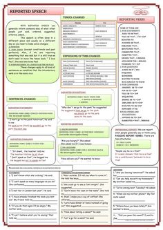 a poster with some information about the different types of speech and language, including an image of