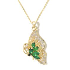 PRICES MAY VARY. 🦋Inspiring Butterfly Necklace🦋: The butterfly symbolizes beauty, freedom, and love, inspiring, enchanting, and igniting longing. Crafted with crystals showcasing an emerald-like luster and AAAA cubic zirconia stones, this romantic butterfly necklace exudes brilliance and sparkle, evoking a natural sense of delight. Paired with this charming butterfly necklace, it adds an elegant touch to your look. 🦋 Butterfly Pendant Necklace🦋: Wearing this fashionable pearl butterfly neckl Butterfly Necklaces For Birthday And Mother's Day, Green Butterfly Charm Necklace, Butterfly Necklace For Birthday And Mother's Day, Green Butterfly Charm Pendant Necklace, Green Butterfly Jewelry For Gifts, Green Butterfly Jewelry For Gift, Elegant Green Butterfly Necklace As Gift, Elegant Green Butterfly Necklace For Gift, Elegant Green Butterfly Necklace Perfect For Gifts