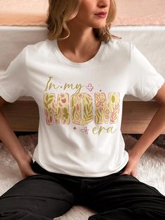 In my mom era - Mom tee- Mom shirt - swiftie mom - cute mom tee In My Mom Era, Mom Era, Mom Tees, Mom Shirt, My Mom, Mom Shirts, Gender Neutral, T Shirts, T Shirt