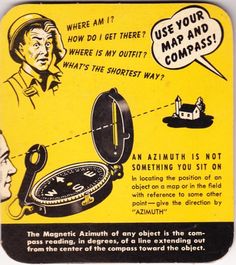 an advert for the magnetic atmm from 1950's, with two men talking to each other