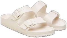 White Open Toe Flip Flops For Outdoor, Adjustable Synthetic Slides With Straps, Casual Outdoor Footbed Sandals With Adjustable Strap, White Slide Jelly Sandals For Beach, Lightweight White Sandals With Arch Support, Casual Adjustable Footbed Sandals For Outdoor, Adjustable Casual Footbed Sandals For Outdoor, Adjustable Casual Outdoor Footbed Sandals, Casual Lightweight White Sandals