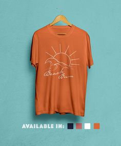 Retro Beach Bum Unisex T-Shirt Line Art Beach Lover Graphic Tee Holiday Sunshine Summer Vacation Shirt Oversized Surfing Tee Ocean Apparel Tatiana Marie Art Custom Print T-shirt For Beach Vacation, Beachwear T-shirt With Graphic Print For Summer Adventures, Orange Relaxed Fit T-shirt For Beach, Orange Crew Neck Summer T-shirt, Cotton Beachwear T-shirt With Graphic Print, Beachy Crew Neck T-shirt For Surfing, Vsco Beach T-shirt With Text Print, Vsco Style Beach T-shirt With Text Print, Cotton Graphic Print T-shirt For Beachwear