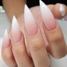 Bling Stiletto Nails, Simple Stiletto Nails, Stiletto Nail Art Designs, Nail Designs Bling, Acrylic Nails Stiletto, Bday Nails, Ombre Acrylic, Nail Goals, Long Stiletto Nails