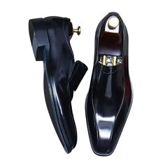 Elevate your style with our meticulously crafted handmade men's calf leather loafer dress shoes. made from premium calf leather, these sophisticated loafers effortlessly blend comfort and class. perfect for formal occasions or adding a touch of refinement to your everyday ensemble. shop now and experience the timeless elegance of our handmade dress shoes. Refined Fashion, Oxford Brogues, Handmade Dress, Punk Outfits, Modern Gentleman, Classic Shoes, Grunge Outfits, Elevate Your Style, Leather Loafers