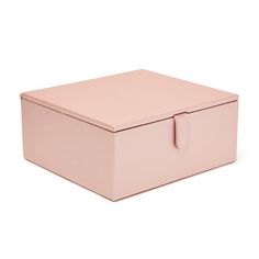 Brouk and Co. - Brouk & Co. "Jodi" Pink Faux Leather Three-Tray Jewelry Box. From Brouk & Co., this "Jodi" pink faux leather three-tray jewelry box is the perfect travel essential. Opens up to a mirror to help you accessorize and features three removable trays that are divided into multiple sections to keep your pieces organized. Vegan friendly. Wipe clean. Measures 8 1/4"L x 7 1/2"W x 3 3/4"H. Item(s) are safely and securely packaged. Large Jewelry Box, Fine Jewelery, Large Jewelry, A Mirror, Vegan Friendly, Travel Essentials, Accessories Watches, Cleaning Wipes, Jewelry Box