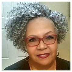 Curly Gray Hair, 4 Braids, Crochet Hairstyles, Crochet Styles, Curly Crochet Hair Styles, Braids Styles, Beautiful Gray Hair