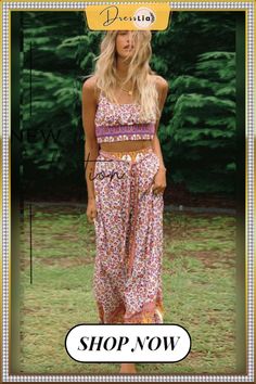 Purple Floral Crop Top and Pants Matching Sets Multicolor Two-piece Pant Set For Summer, Multicolor Two-piece Summer Pants, Casual Floral Print Pant Set For Summer, Casual Summer Floral Print Pant Set, Two-piece Pants For Vacation In Spring, Summer Multicolor Two-piece Pant Set, Summer Printed Wide Leg Sets, Multicolor Pant Set For Spring Vacation, Multicolor Pant Set For Vacation In Spring