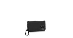 LV Key Pouch $475 black aerogram leather Luxury Black Wallet With Zipper Pouch, Black Pouch With Coin Pocket For Daily Use, Modern Black Bag With Coin Pocket, Black Wallet With Coin Pocket In Pouch Shape, Black Wallet With Coin Pocket, Classic Black Bag With Zipper Pouch, Modern Black Wallet With Dust Bag, Lv Key Pouch, Men Louis Vuitton