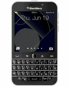 an image of a blackberry phone with the text thu, june 19