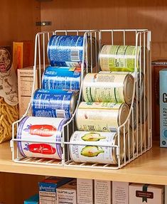 a shelf filled with lots of rolls of toilet paper