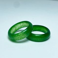 Delicate jade rings that bring protection to its wearer.  PRODUCT DETAILS: Hetian Green Jade: Size 8 1/2- 9 1/8 GanQing Dark Jade: Size 7 1/2- 10 Asian Lifestyle, Jade Rings, Jewelry Design Studio, Asian Designers, Modern Asian, Edgy Jewelry, Chop Suey, Chinese Design, Modern Chinese