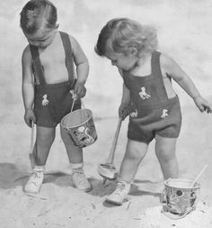 Toddler Knitting Patterns Vintage Boys Girls Beach Romper Play | Etsy Toddler Knitting Patterns, Mermaid Bathing Suit, 1940 Style, Kids Clothes Patterns, Beach Rompers, Play Suit, Girls Beach