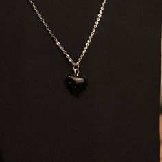 Ask Me About Custom Pieces. I Can Make Any Style Or Color. Handmade By Jewel Epoxy Resin Tiny Black Heart Pendant With Sparkles On 18 Inch Silver Chain Elegant Black Heart Necklace For Parties, Trendy Black Heart Necklace For Party, Trendy Black Heart-shaped Necklace, Casual Black Jewelry For Valentine's Day, Casual Black Jewelry With Heart Beads, Casual Black Necklace For Party, Black Heart Beads Necklace For Valentine's Day, Black Heart Necklace For Gift, Black Heart Necklace For Valentine's Day