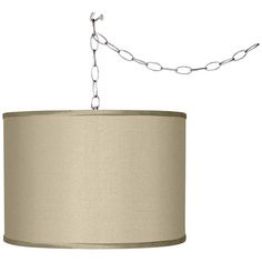 a lamp that is hanging from a chain