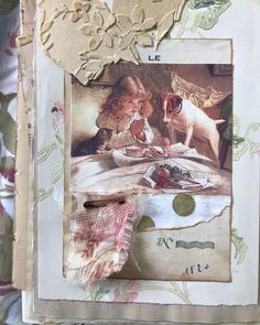 Junk Journal page Journal Page, A Prayer, Frame, Home Decor, Home Décor