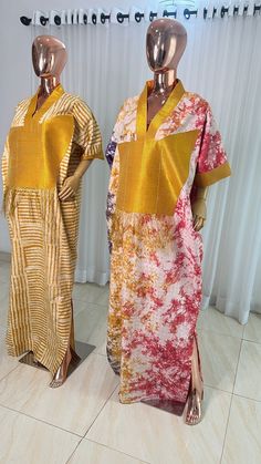 This Adire Ankara cotton Kaftan maxi dress is made with adire cotton. It can be styled in different ways, you can dress it up with high heels or dress down with flats/sneakers. Notice the slits.Other prints are also available, kindly start a conversation to ask for more information and pics.Contact us for custom looks and more style options. Sizing 🌺 Your height or desired kaftan length is needed. It is a free size but we still require your US/UK size and the length , and it can be adjusted/cus Latest Bubu Gown Style, Bubu Gown Styles, The Slits, African Wear Dresses, Kaftan Maxi Dress, Cotton Kaftan, Silk Kaftan, African Fashion Women Clothing, Evening Gowns Elegant