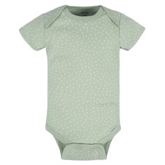 Our Onesies bodysuits are classic. Wear them solo or layer them any way your little one pleases. Made with soft cotton rib, you can't go wrong. We use STANDARD 100 by OEKO-TEX certification on products tested in an independent laboratory against a list of more than 400 harmful substances, including PFAS. This pack includes five short sleeve Onesies bodysuits with rainbow and floral themed art. Green Fitted Short Sleeve Bodysuit Casual, Casual Green Short Sleeve Bodysuit, Cotton Stretch Bodysuit For Playtime, Basic Short Sleeve Bodysuit For Spring, Cute Fitted Solid Color Bodysuit, Cotton Onesie For Spring, Green Cotton Onesie For Spring, Fitted Cotton Bodysuit For Playwear, Fitted Basic Summer Onesie