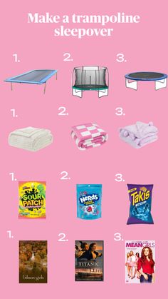 the ultimate guide to make a trampoline sleepover