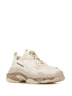 Shop Balenciaga Triple S sneakers with Express Delivery - Farfetch Balenciaga Triple S Clear Sole, Balenciaga Triple S Sneakers, Balenciaga Sneakers, Nike Air Shoes, Sole Sneakers, Black Friday Promotions, Mood Board Fashion, Balenciaga Triple S, Sport Sneakers