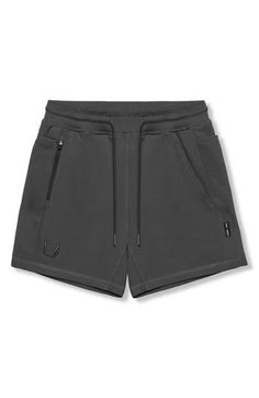 Keep comfortable and move with ease during your cross-training sessions in these cotton-blend terry shorts that have lots of stretch and wick away moisture. 6" inseam; 25" leg opening; 13" front rise; 15 1/2" back rise (size Medium) Elastic/drawstring waist Front slant pockets; side drop-in pockets SilverPlus® technology wicks away sweat using silver ions embedded in the fiber to inhibit the growth of odor-causing bacteria 85% cotton, 13% polyester, 2% spandex. Machine wash, line dry Imported Sweat-resistant Cotton Activewear For Training, Athleisure Athletic Shorts With Comfort Waistband For Loungewear, Cotton Go-dry Shorts For Loungewear, Casual Cotton Shorts For Training, Gray Cotton Activewear For Training, Sweat Resistant Athletic Shorts In Athleisure Style, Gray Cotton Activewear With Built-in Shorts, Functional Cotton Athletic Shorts, Functional Cotton Athletic Fit Bottoms