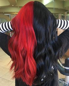 Black And Red Hair, Hair Color Pastel, Pretty Hair Color, Short Hair Color, Dye My Hair