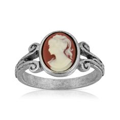 in stock Cameo Rings, Petite Jewelry, Pewter Ring, Chic Fashionista, Macys Jewelry, 1928 Jewelry, Vintage Inspired Jewelry, Cameo Jewelry, Cameo Ring