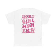 Embrace the #girlmomlife with this fun and comfy graphic tee. Featuring a bold "In My Girl Mom Era" design, this shirt is a perfect way to celebrate raising your daughters. Made from 100% soft cotton, this t-shirt is breathable and relaxed, ideal for busy moms on the go. Whether you're running errands, cheering on your girls at a recital, or just relaxing at home, this tee is sure to become a staple in your wardrobe. Mom Era, 15 Gifts, Girl Mom, Busy Mom, Trending Now, Bridal Accessories, Matching Sets, Running Errands, Mom Life