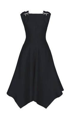 Wow-za! Make a statement with this gorgeous black butterfly sleeveless high waist irregular swing midi dress – the perfect option for a day at the office or night out with friends. The intricate silhouette is designed to flatter your figure while the light-weight fabric keeps you cool. Look chic and stay comfy! Gentle Day At The Office, Midi Dress Style, Bandage Midi Dress, Black Butterfly, Black Sleeveless Dress, Product Images, Black Midi Dress, Look Chic, Dress With Bow