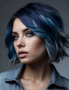 Two Tone Hair, Bob Hair Color, Bold Hair Color, Black Hair Dye, Hair Color Options, Bright Hair, Edgy Hair, Tone Hair, New Hair Colors