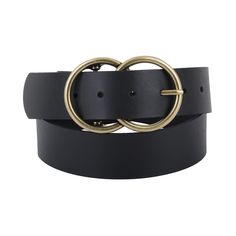 Style Description: Trendy double buckle belt Material: Genuine Leather Trendy Black Belt With Buckle Closure, Baguette Bags, Blazer Cardigan, Double Buckle Belt, Wide Leather Belt, Boutique Collection, Toggle Bracelet, Western Boho, Genuine Leather Belt