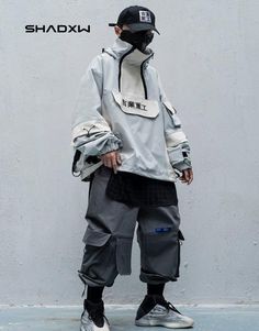 Male Model is 178cm/70kg, wearing a size M, female model is 164cm/70kg, wearing a size S. Design: Techwear, Ninja Techwear, Cyberpunk, Military, Futuristic Ultra-resistant Techwear Jacket: Made with premium materials that are resistant, flexible and lightweight to preserve your mobility while protecting you from rain and wind. Technical clothing: This techwear jacket is equipped with a multitude of storage pockets to easily carry your personal belongings. Breathable materials: This techwear jacket made of polyester, cotton and spandex can be worn all year round. Suitable for men and women Machine washable: 30 °C (86 °F) FREE worldwide shipping Size(cm) Chest Shoulders Length Sleeve Length S 130 56 74 64 M 134 58 76 66 L 138 60 78 68 Perfect your urban ninja look with this Japanese streetwe Futuristic Jacket, Techwear Men, Preppy Aesthetic Outfits, Techwear Jacket, Techwear Outfits, Cyberpunk Clothes, Urban Ninja, Technical Clothing, Cyberpunk Fashion