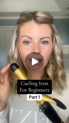 How To Curl Hair With Curling Iron Conair, Self Curling Hair, Best Curling Iron For Waves Long Hair, Loose Curling Iron Curls, How To Curls For Medium Hair, Curl Hair For Beginners, Waving Hair With Curling Iron, 1in Curling Iron Curls, Curling Iron Shoulder Length Hair