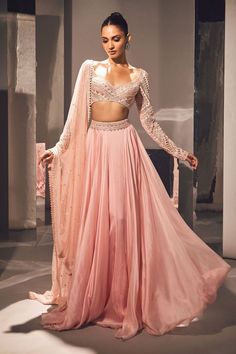 Jaipur Lehenga, Lehenga Cape, Ritika Mirchandani, Lehenga Inspiration, Plain Skirt, Full Sleeve Blouse, Organza Skirt