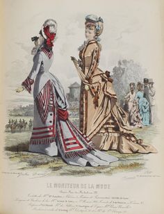 1876 Fashion, Victorian Plates, 1870 Dress, Western Womens Fashion, 1870s Fashion